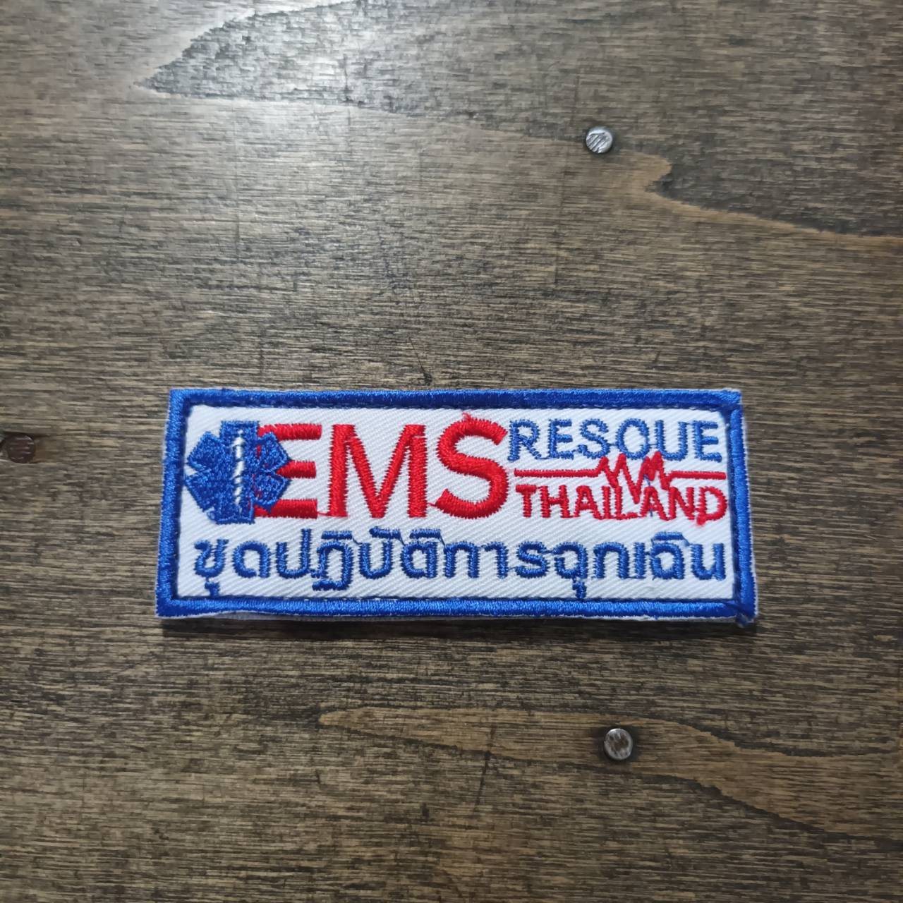 Tec40 VELCRO PATCH EMS RESCUE THAILAND ชุดปฎิบัติการฉุกเฉิน