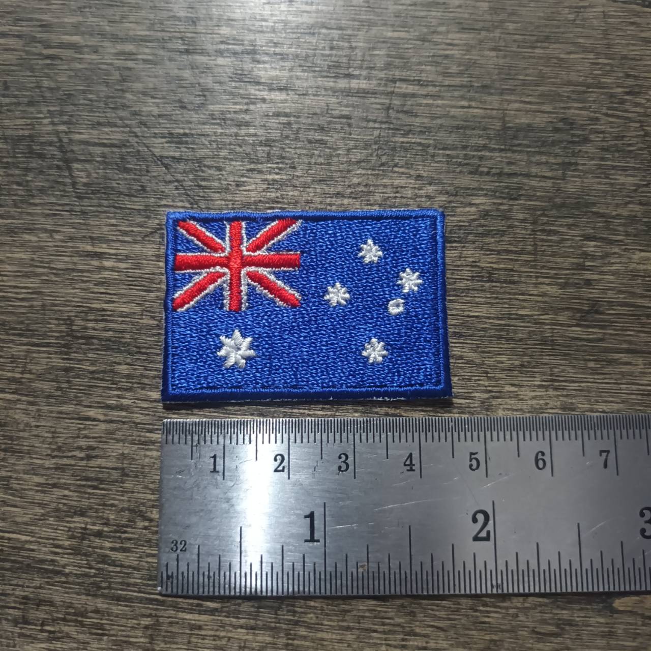 Tec40 GLUE PATCH AUSTRALIA ออสเตรเลีย อาร์มรีด ขนาด 50mm × 35mm
