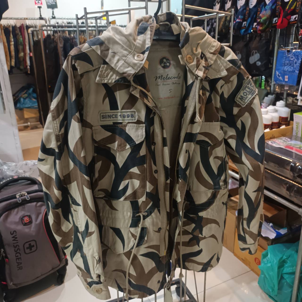 MOLECULE PARKA สีลายdกราฟฟิก