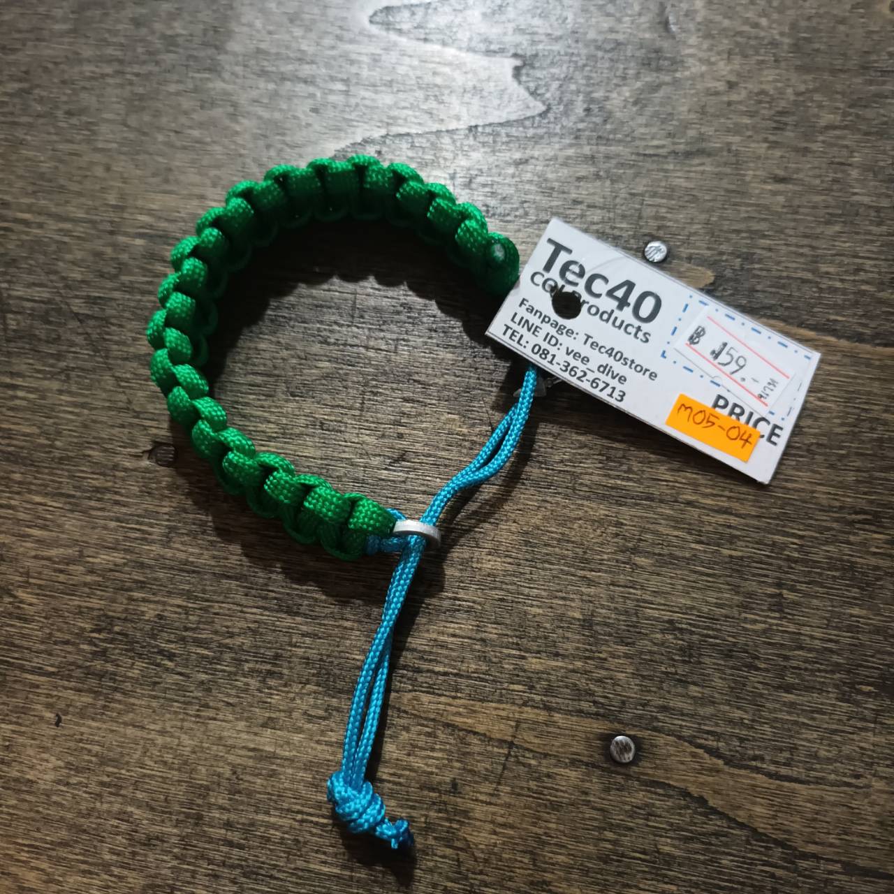 MC2THAILAND COBRA Knot Bracelet Paracord550 Aluminum alloy S-EYE MODEL M05-04
