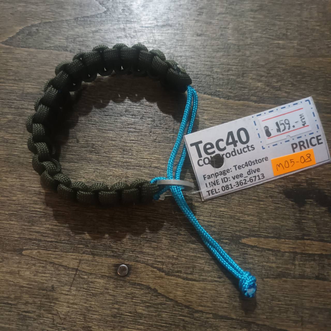 MC2THAILAND COBRA Knot Bracelet Paracord550 Aluminum Alloy EYE MODEL M05-08