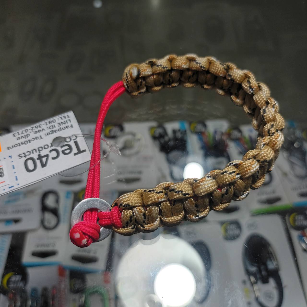 MC2THAILAND COBRA Knot Bracelet Paracord550 Aluminum Alloy EYE MODEL M05-09