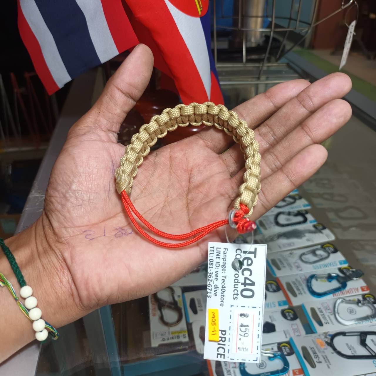 MC2THAILAND COBRA Knot Bracelet Paracord550 Aluminum Alloy EYE MODEL M05-11