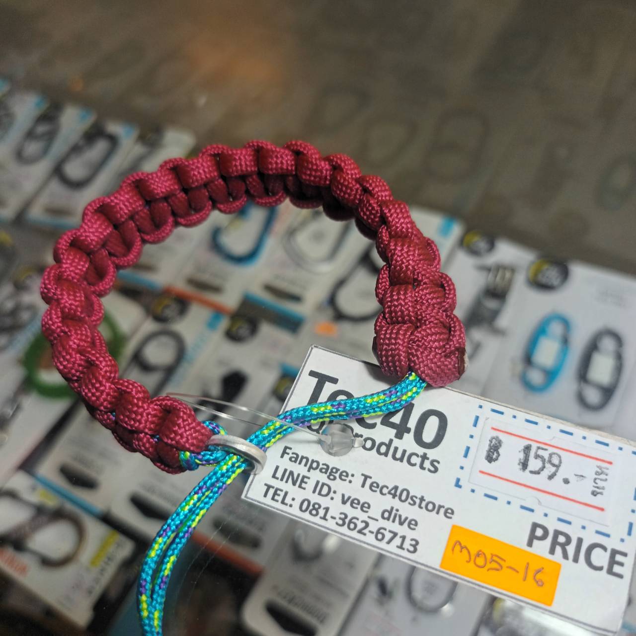 MC2THAILAND COBRA Knot Bracelet Paracord550 Aluminum Alloy EYE MODEL M05-16