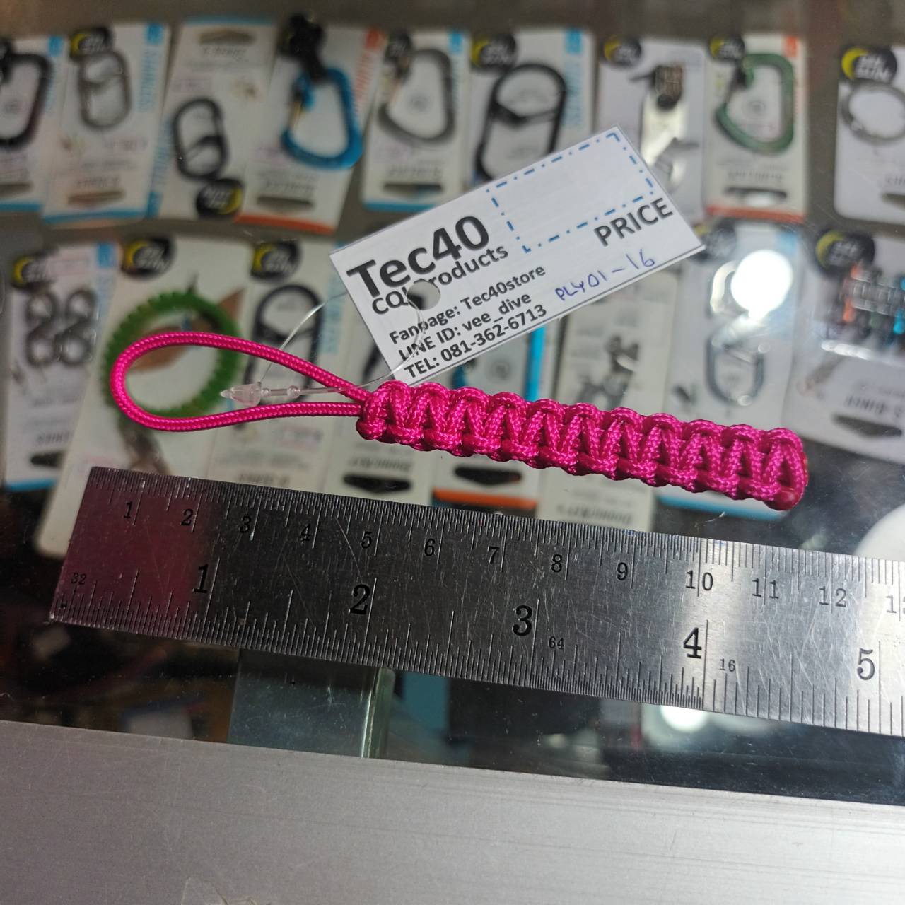 MC2THAILAND Paracord 2mm Lanyard MODEL PLY01-16