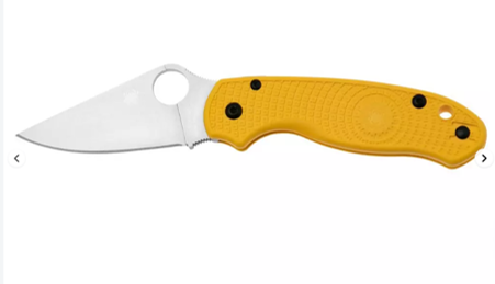 Spyderco Para 3 Salt Lightweight CPM Magnacut C223PYL Yellow FRN, pocket knife