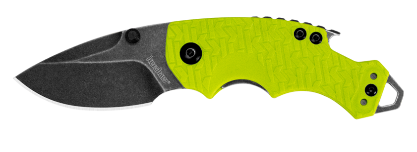 Kershaw Shuffle - Lime Green, BlackWash Model 8700LIMEBW