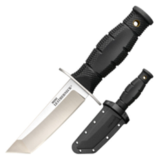 Cold Steel Mini Leatherneck Fixed Blade Knife Tanto, Secure-Ex Sheath (39LSAA)