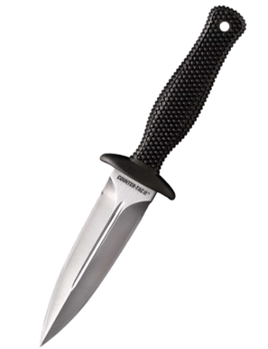 Cold Steel Counter TAC II Boot Knife Double Edge Blade, Kray-Ex Handles (10BCTM)