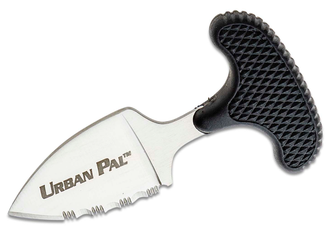 Cold Steel Urban Pal Push Dagger Serrated Blade, Kraton Handle (43LS)