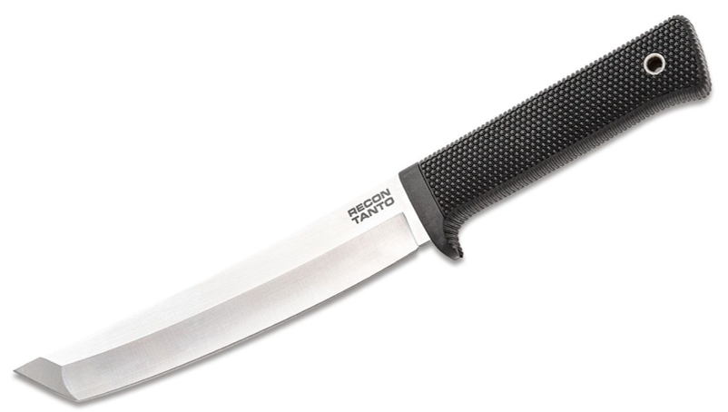 Cold Steel Recon Tanto Fixed VG-10 San Mai Blade, Kraton Handle, Secure-Ex Sheath (35AM)
