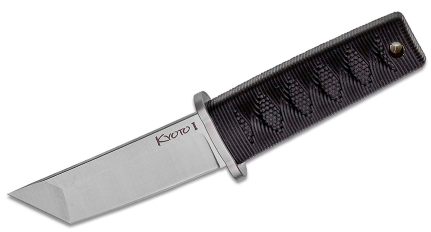 Cold Steel Kyoto I Fixed Blade Tanto Point, Kray-Ex Handle, Secure-Ex Sheath (17DA)