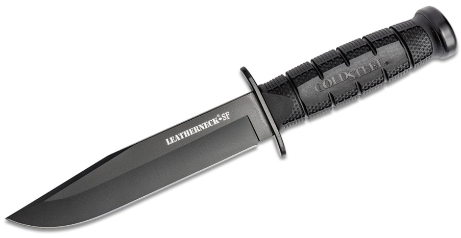 Cold Steel Leatherneck-SF Fixed D2 Black Powder Coated Blade, Griv-Ex Handles (39LSFC)