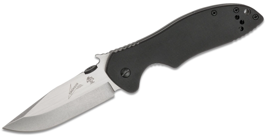 Kershaw Emerson CQC-6K Folding Knife D2 Blade, G10 and Stainless Steel Handles (6034D2)