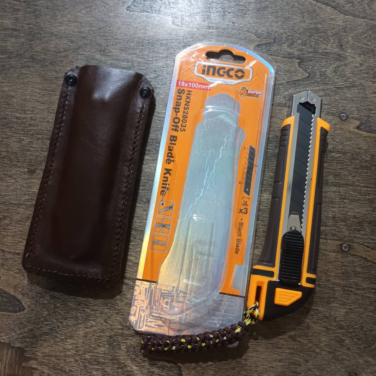 INGCO with RICHBAX Leather Sheath Model 01 #kuttertec40