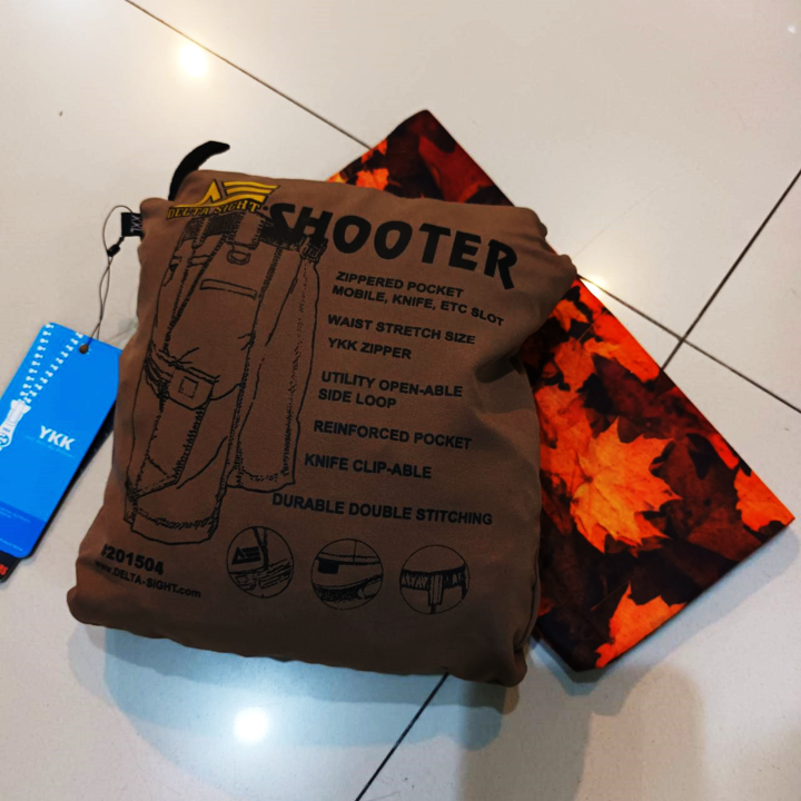 DELTA SIGHT SHOOTER TACTICAL SHORTS MOD UNIT กางเกงขาสั้น ยุทธวิธี Coyote Brown