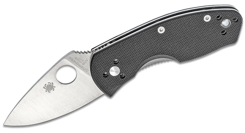 Spyderco Ambitious Plain Blade, G10 Handles (C148GP)