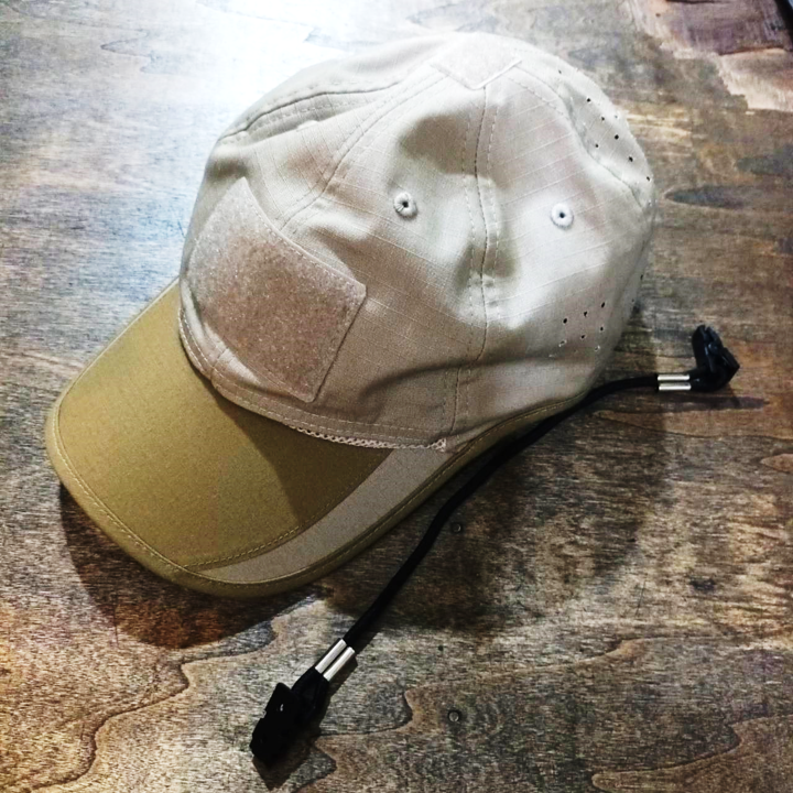 VANCEFLY RVS Doubling Visor Velcro Cap Khaki หมวก