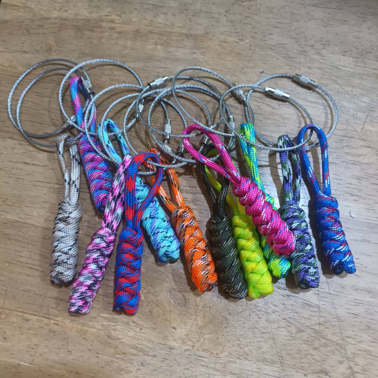 Tec40 Stainless Steel Keychain Sling Paracord Lanyard SSK UNIT01
